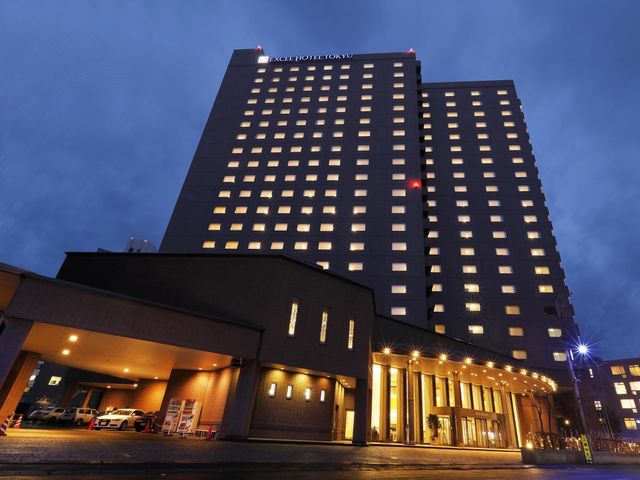 札幌エクセルホテル東急. 外観(夜)