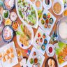 朝食ビュッフェ