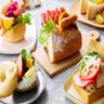 朝食（オープンサンド）