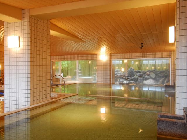 花びしホテル 女性温泉大浴場「はなの湯」内風呂