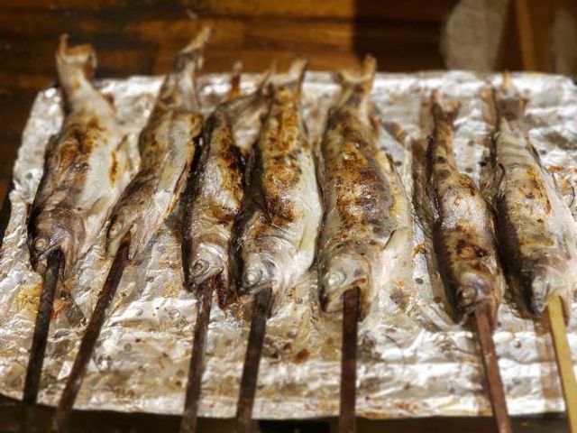 ヤマメの塩焼きの画像