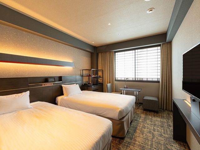 ホテル京阪 京都八条口 スタンダードツイン（一例）17㎡～22㎡　※3名1室の場合エキストラベッド追加