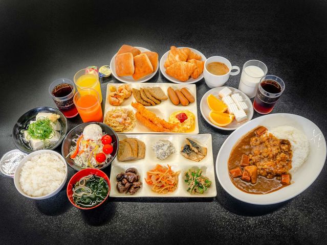 道後温泉　ホテル　ルナパーク 朝食バイキング