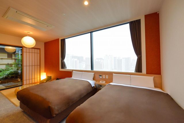 ホテルニューガイア上呉服 スーペリアツイン(庵-iori-)　32.07㎡