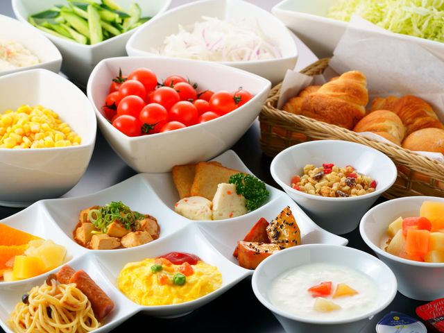 朝食ビュッフェの画像