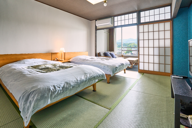 日田温泉　亀山亭ホテル 【川側】モデレート和室10畳ツイン(38㎡／ベッド120cm）