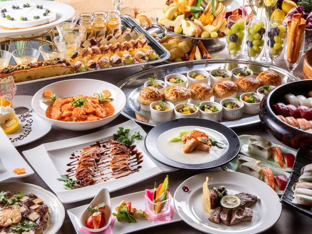 食材の宝庫「大分」の味覚を堪能！和・洋・中のプレミアムビュッフェ。※イメージです。の画像