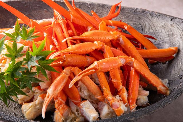 別府温泉　灯りの宿　燈月 期間限定　ズワイガニ