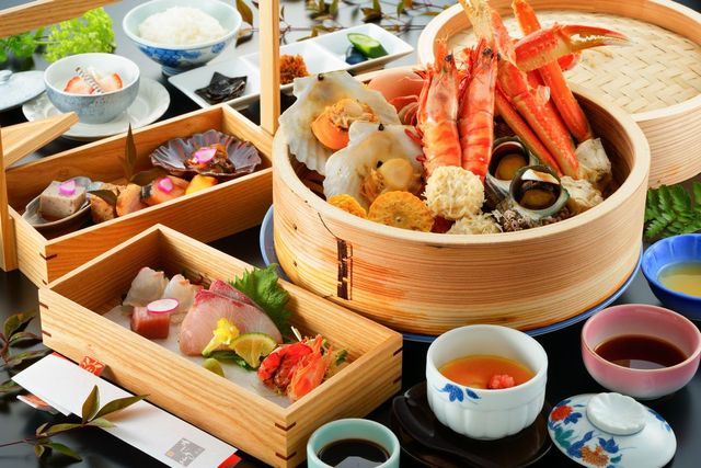 鉄輪温泉　おにやまホテル　 地獄蒸し会席