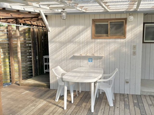 アダンのキャビン・ウッドデッキ（干場付き）の画像