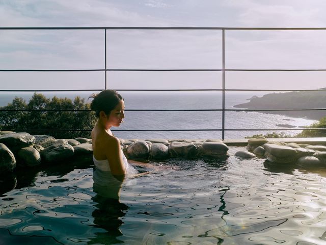 露天風呂の画像