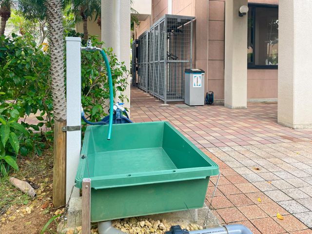 機材洗い場の画像