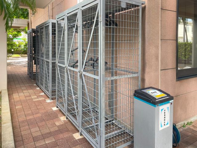 機材干し場の画像