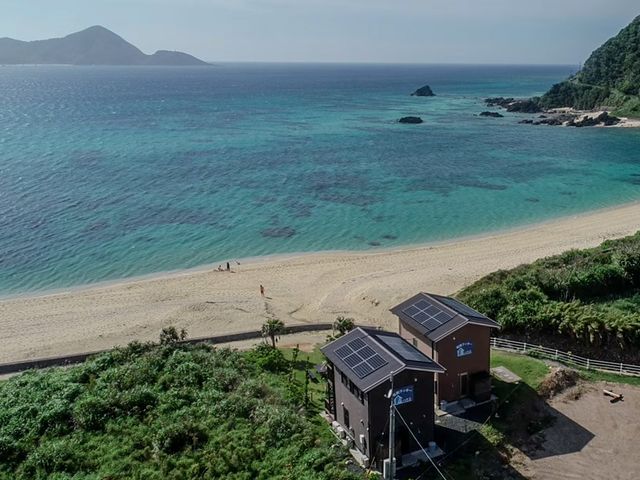 奄美ラッキーハウス空撮映像の画像